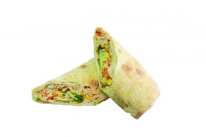 Chicken Wrap with sweet chilli sauce